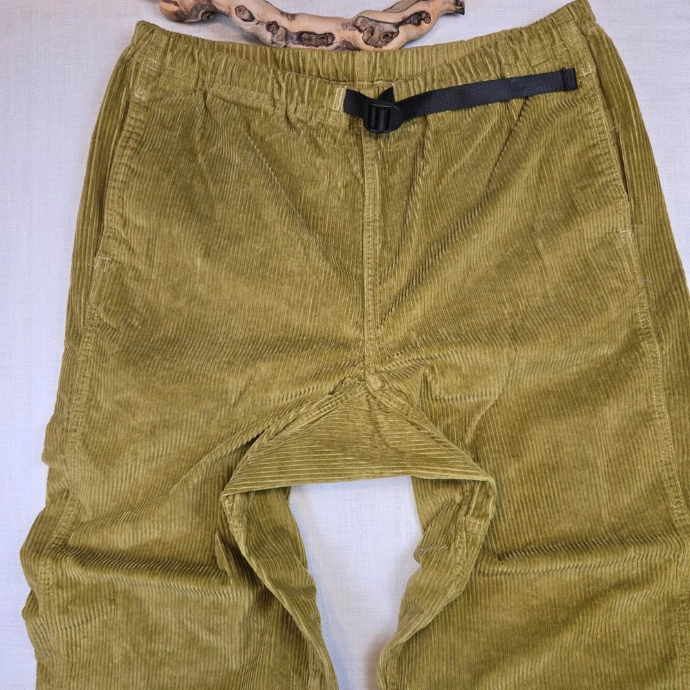 Levi Pants Corduroy Large Men's Brown Green 34
